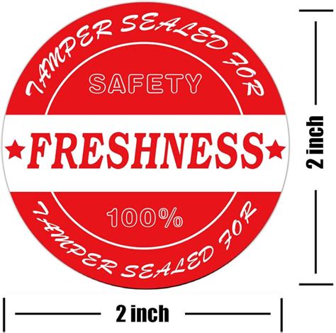 ReMarkable Food Delivery Tamper Evident Stickers, Sealed for India | Ubuy