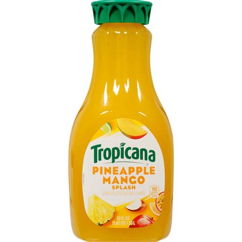 Tropicana Juice, Pineapple Mango Splash (52 fl oz) Delivery or Pickup ...