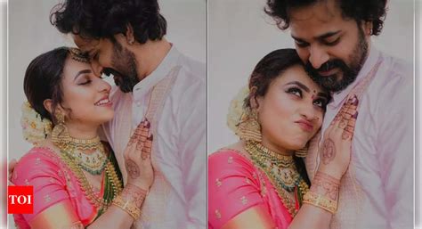 Pearle Maaney and Srinish rekindle romance at Valaikappu Function, says ...
