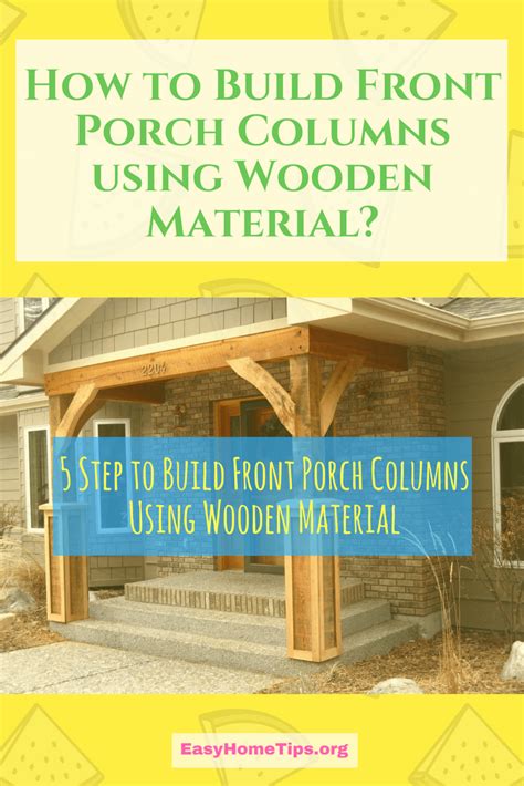 Image result for How to Build a Porch Column