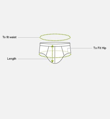 Men Pack of 2 Black Brief – Cantabil