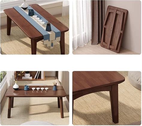 RITERS Japanese Low Desk, Bamboo Folding Tea/Snack India | Ubuy