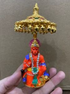 Ride2joy Bajrang Bali Hanuman with Golden Umbrella Idol for Car ...