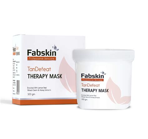 Fabskin Tan Defeat Therapy Mask 300gm | DeTan Face Packl | Lemon Peel ...