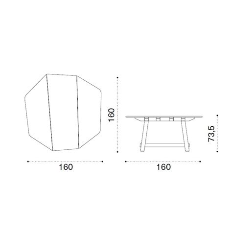 Ethimo RAFAEL Tisch Octagonal 160 x 160