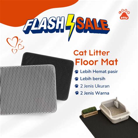 Jual LovePaw-Cat Litter Floor Mat - Keset Pasir Kucing Alas Tatakan ...