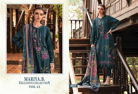 Shree Fabs Maria B Exclusive Collection Vol 15 Reyon Dress Material