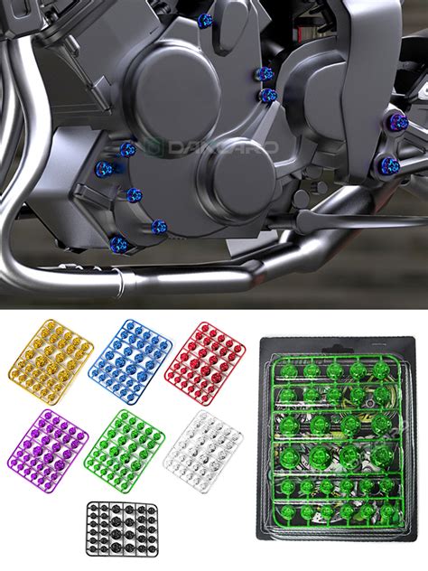 Motorcycle Engine Screw Cap Decorative M6 M8 M10 Screws Cover Caps for ...