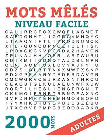 Buy Mots Meles Adultes: Mots Caches Grand Format NIVEAU FACILE Gros ...