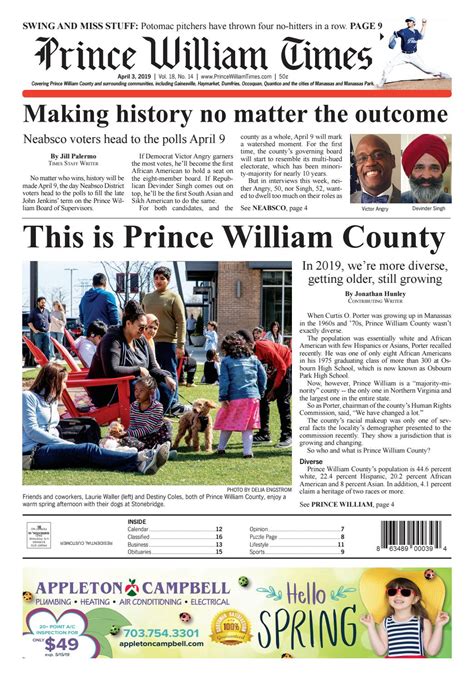Prince William Times April 3, 2019 by Fauquier Times (52 issues ...
