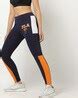 Buy Blue & Orange Leggings for Women by FILA Online | Ajio.com