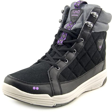 Buy RYKA Women's Aurora Boot, Black/Steel Grey/Deep Lilac/Meteorite, US ...