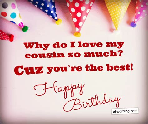 Happy Birthday, Cuz! 50+ Birthday Wishes For Your Remarkable Cousin ...