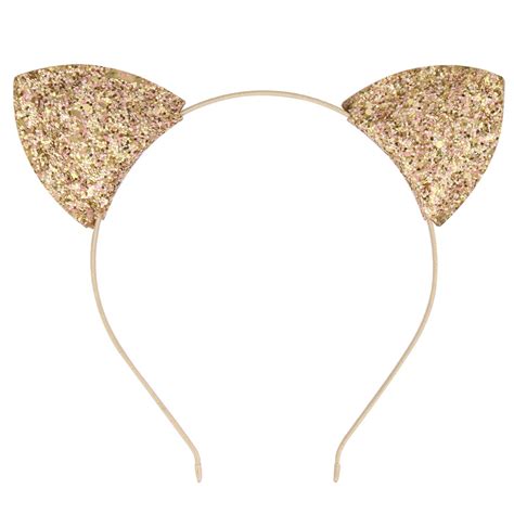 Lee Design Ears Headband Glitter Cat Ears Cat Ears Cute Cat Ears ...