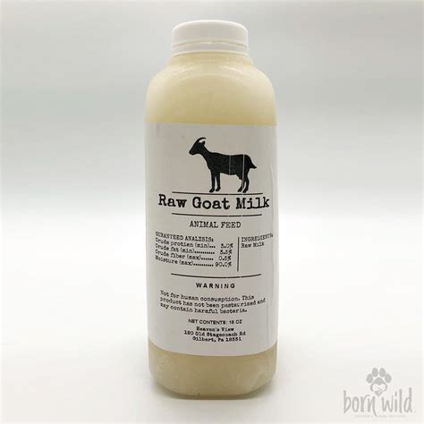 Goat Milk - Born Wild Raw Pet Food