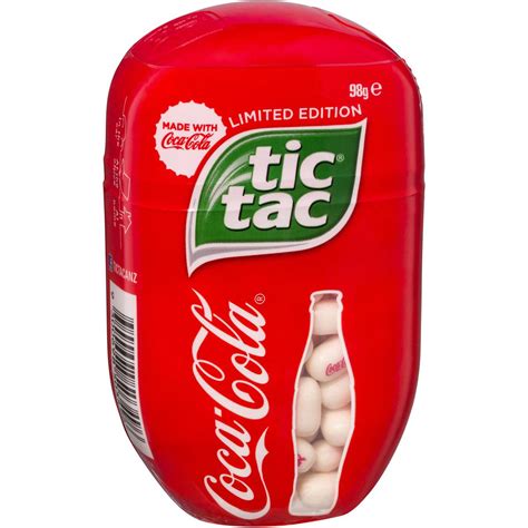Tic Tac Coca Cola Limited Edition 98g | Woolworths