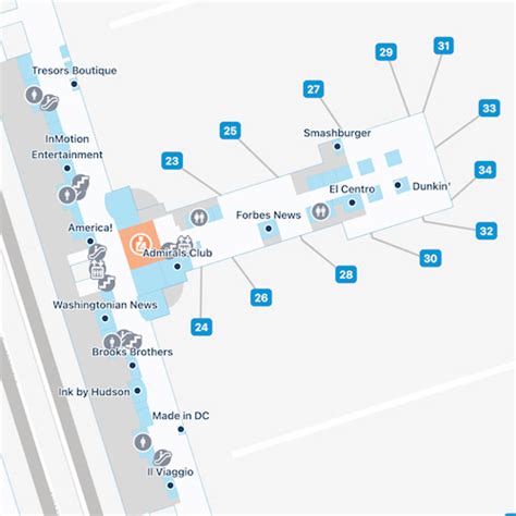Reagan National Airport Map | DCA Terminal Guide