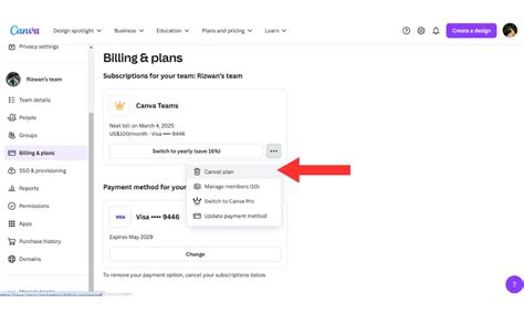 How to Cancel Canva Subscription - Step-by-Step Guide - Simple Author Box