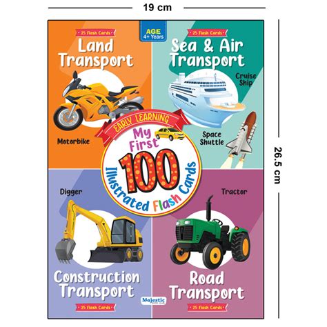 My First 100 Illustrated Flashcards: Transport - Embark on exciting Jo