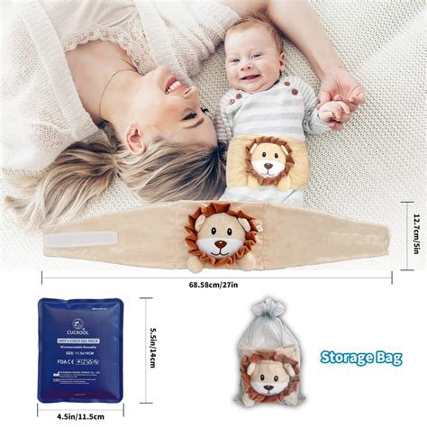 Snapklik.com : Baby Colic And Gas Relief, Heated Tummy Wrap For ...