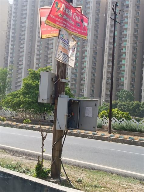 Life in Threat: Open street light panels in Greater Noida are inviting ...
