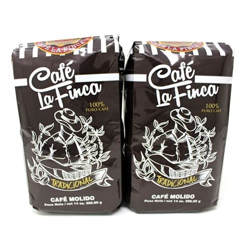 Buy Cafe La Finca Tradicional Pure Ground Puerto Rican Coffee (14 oz ...
