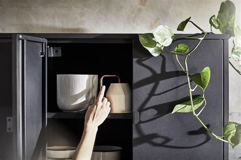 BROR Cabinet with 2 doors, black, 76x40x66 cm (297/8x153/4x26") - IKEA