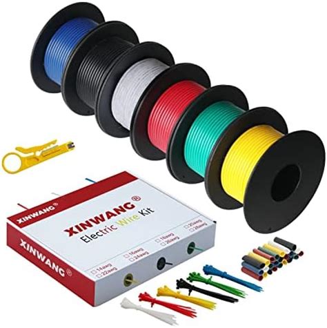 Silicone Electrical Cable - 18AWG 0.75mm² 6 Colors (Each Colour 5m ...