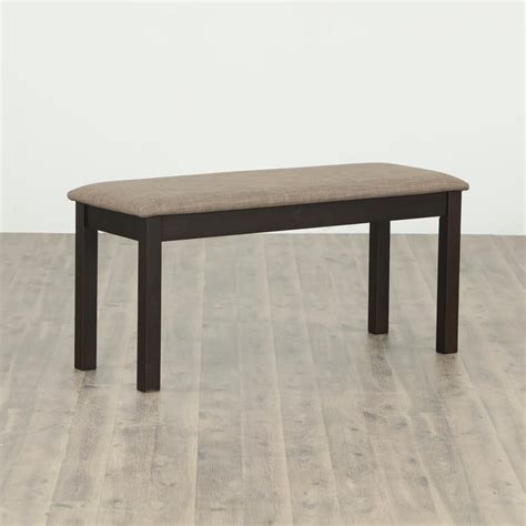 Buy Diana Fabric Small Dining Bench - Brown from Helios by Home Centre ...