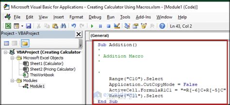 Image result for Calculator Using VBA