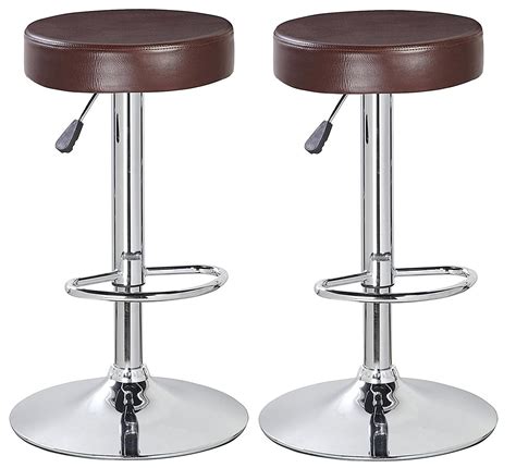 Height Adjustable Kitchen/Office/Showroom/Counter/Bar Stool in Brown ...