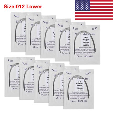 Pegamento Para Brackets Dentales Super Elastic Niti Round Orthodontic ...