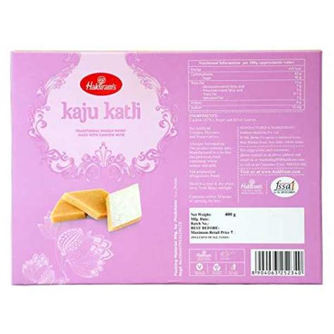 Haldiram Kaju Katli 400 g X 1 Box Price in India, Specs, Reviews ...