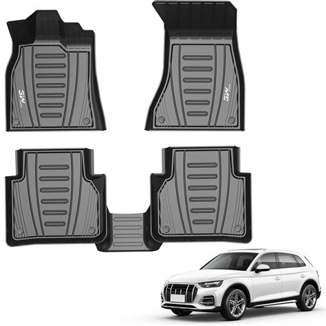 3W Audi Q5/SQ5 2018-2025 Custom Floor Mats TPE Material & All-Weather ...