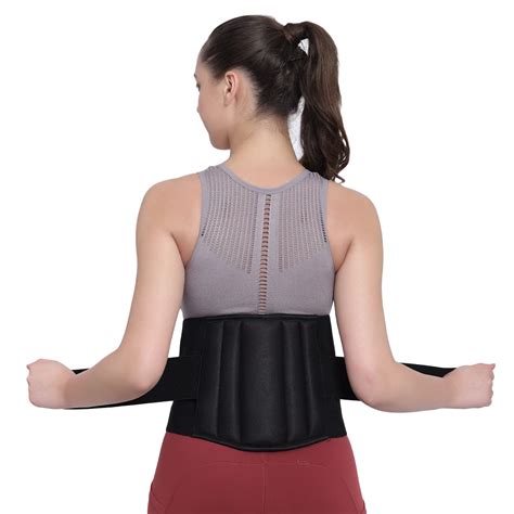 HEAREAL Unisex Lumbar Support Brace Back Belt for Back Pain Relief LS ...