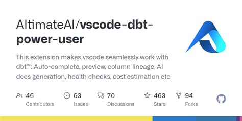DBT Power User Vscode 的图像结果