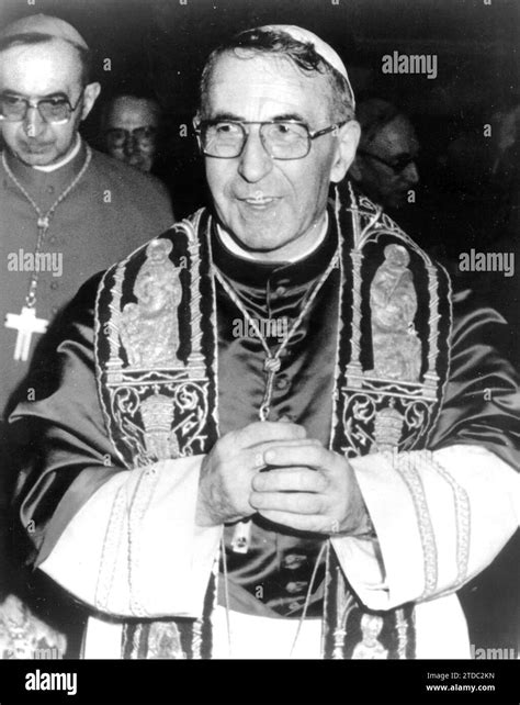 08/25/1978. Pope John Paul I on the Day of his investiture as Pontiff ...
