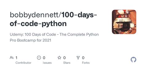 100 Days of Code Python 的图像结果