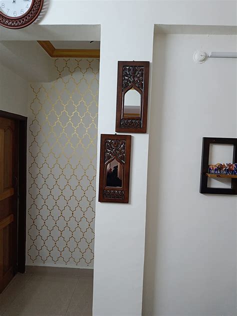 Buy WHF Wood Painted Wall Hanging Jharoka Inside Mirror, Wooden Wall ...