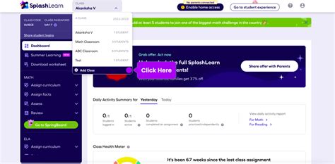 Image result for Splash Learn Enter Class Code