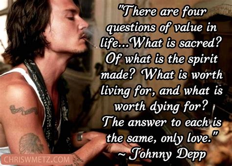 Johnny Depp Quotes Tattoos