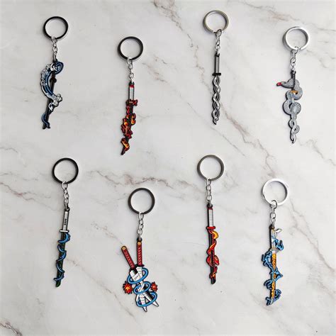Demon Slayer Katana Metal Keychains – Styletadka