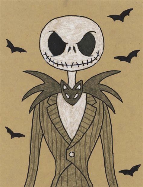 Drawing Of Jack Skellington