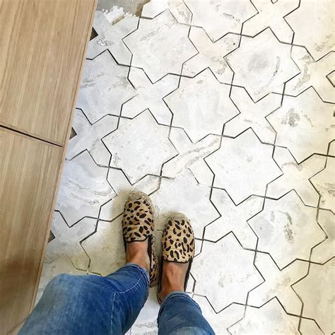 #Inspiration: Neutral tiles in a sophisticated geometric pattern by ...