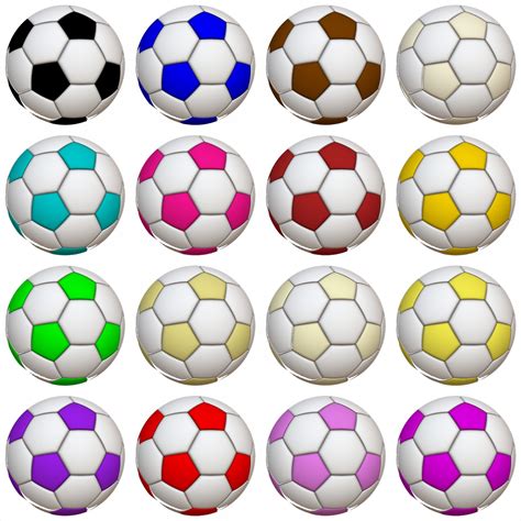 16 Soccer Balls Free Stock Photo - Public Domain Pictures