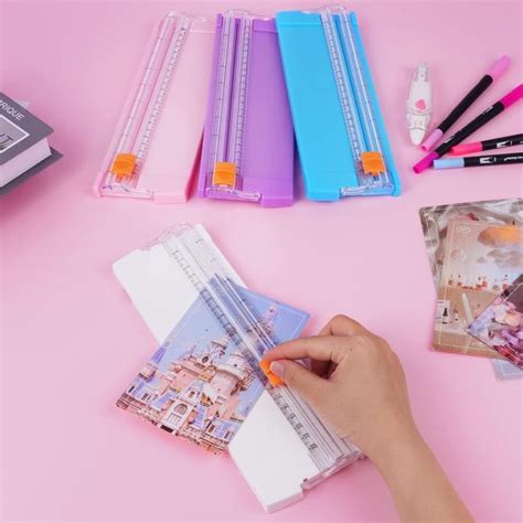 Paper Cutter, A5 Mini Paper Cutter, Portable Paper Cutting Machine (1 ...