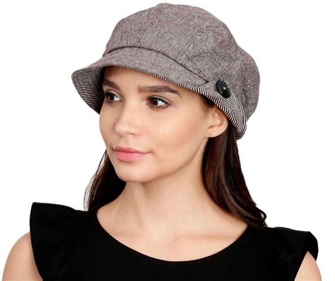 FabSeasons Plain Brown Foldable Cotton Fashion Cloche for Girls & Women ...
