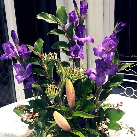 Purple Flower Arrangement – One Garden