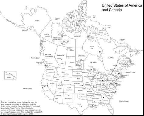 Canada Map Coloring Page