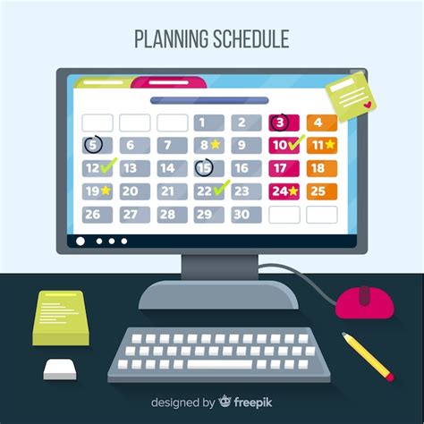 Professioneel planning planningsconcept | Gratis Vector